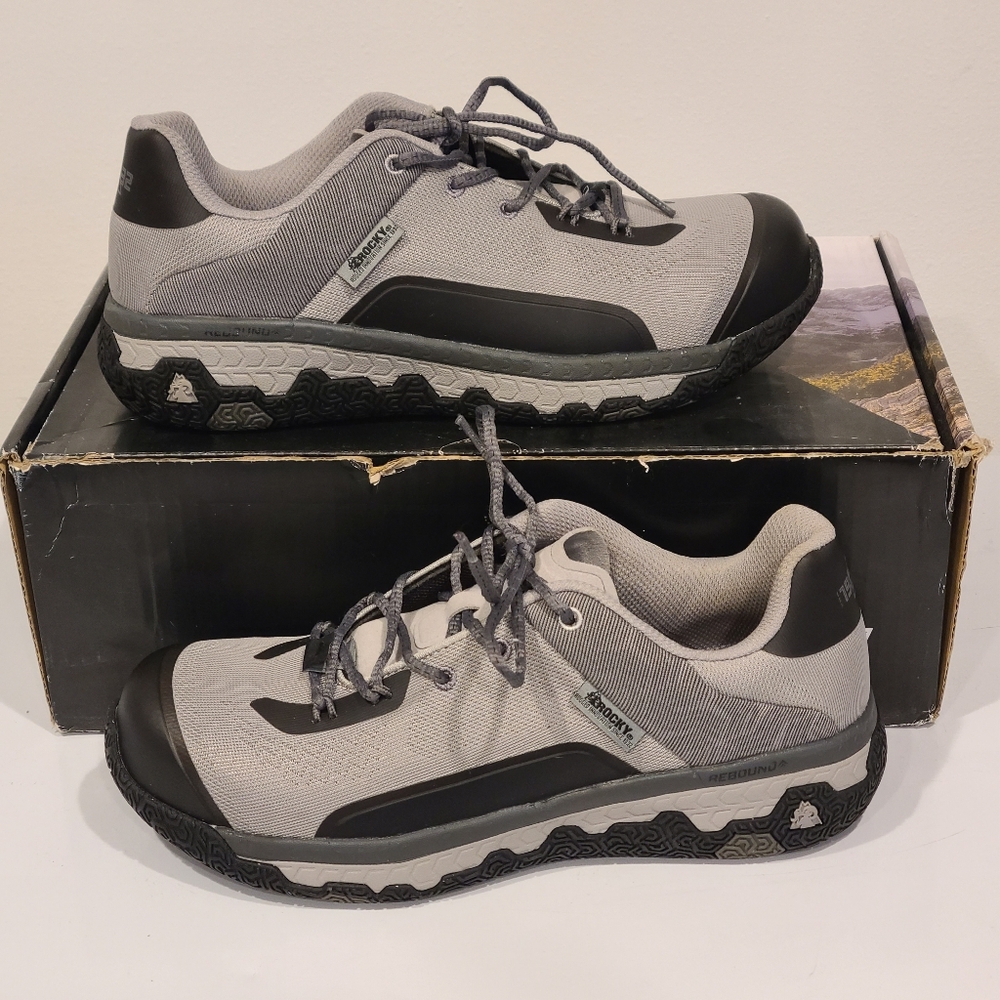Rocky Rebound SR Sport Composite Toe Work Shoe Size 8.5M Women Electrical Hazard